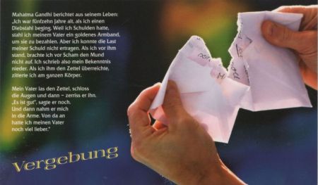 Vergebung zerrissener Brief Vergebung zerrissener Brief