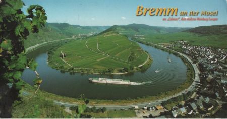 Bremm, mit Klosterruine Stubben - am Calmont Bremm, mit Klosterruine Stubben - am Calmont