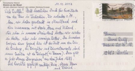Bremm, mit Klosterruine Stubben - am Calmont Bremm, mit Klosterruine Stubben - am Calmont