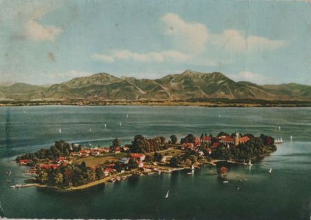Chiemsee, Fraueninsel - von oben Chiemsee, Fraueninsel - von oben