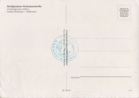 Großglockner-Hochalpenstraße - Österreich - Auffahrt Südrampe - Schönwand