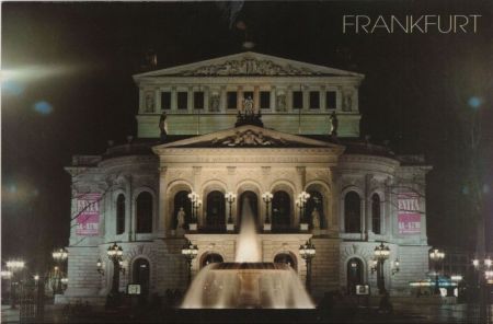 Frankfurt Main - angeleuchtetes Gebäude Frankfurt Main - angeleuchtetes Gebäude