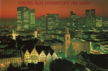 Frankfurt Main - Abendansicht Frankfurt Main - Abendansicht