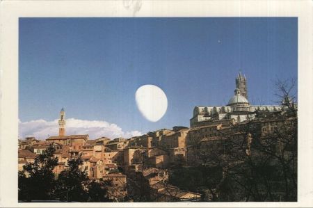 Siena - Italien - mit Mond Siena - Italien - mit Mond