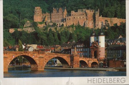 Heidelberg (Neckar) - Blick auf Brücke und Schloss Heidelberg (Neckar) - Blick auf Brücke und Schloss