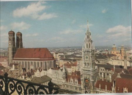 münc - Rathaus mit Frauenkirche münc - Rathaus mit Frauenkirche