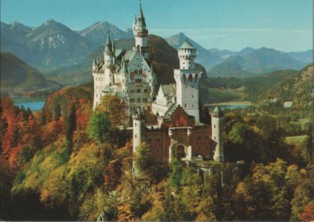 Schwangau Neuschwanstein - Herbstbild Schwangau Neuschwanstein - Herbstbild