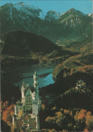 Schwangau Neuschwanstein - von oben Schwangau Neuschwanstein - von oben