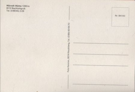 Bad Kohlgrub - Hörndl-Hütte