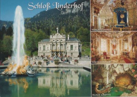 Ettal, Schloss Linderhof - 4 Bilder Ettal, Schloss Linderhof - 4 Bilder