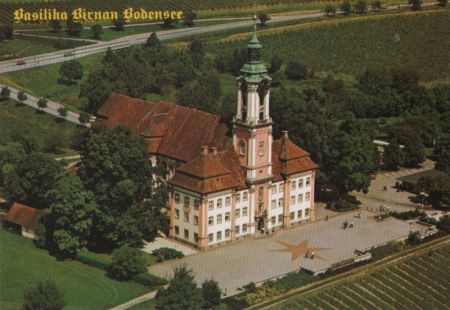 Uhldingen-Mühlhofen, Birnau - Basilika von oben Uhldingen-Mühlhofen, Birnau - Basilika von oben