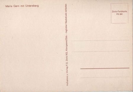 Berchtesgaden-Maria Gern - mit Untersberg Berchtesgaden-Maria Gern - mit Untersberg