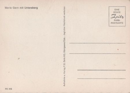 Maria Gern (OT von Berchtesgaden) - mit Untersberg Maria Gern (OT von Berchtesgaden) - mit Untersberg