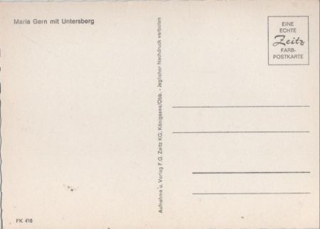 Berchtesgaden-Maria Gern - mit Untersberg Berchtesgaden-Maria Gern - mit Untersberg