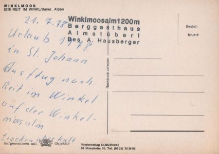 Reit im Winkl - Winklmoos Reit im Winkl - Winklmoos