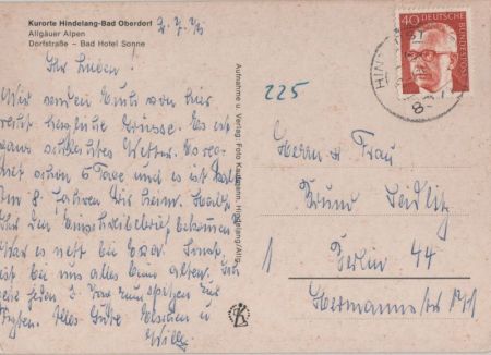 Bad Hindelang - Dorfstraße Bad Hindelang - Dorfstraße