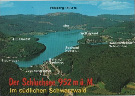 Schluchsee - von oben Schluchsee - von oben