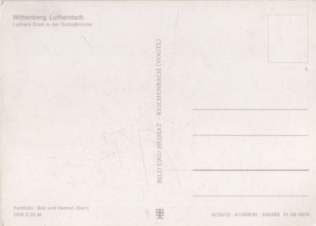 Wittenberg - Luthers Grab Wittenberg - Luthers Grab