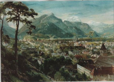 Bad Reichenhall - nach Gemälde von Compton Bad Reichenhall - nach Gemälde von Compton