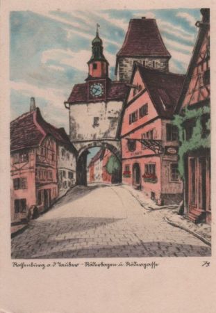 Rothenburg ob der Tauber - Röderbogen Rothenburg ob der Tauber - Röderbogen