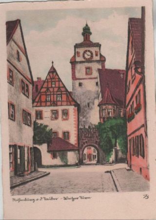Rothenburg ob der Tauber - Weißer Turm Rothenburg ob der Tauber - Weißer Turm