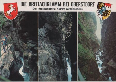 Oberstdorf - Breitachklamm Oberstdorf - Breitachklamm