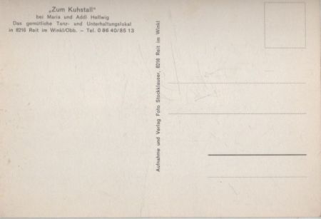 Reit im Winkl - Zum Kuhstall