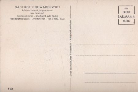 Berchtesgaden - Gasthof Schwabenwirt Berchtesgaden - Gasthof Schwabenwirt