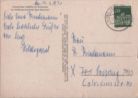Lindau (Bodensee) - aus der Ferne Lindau (Bodensee) - aus der Ferne