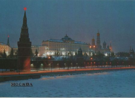 Moskau - Russland - Fluss am Abend Moskau - Russland - Fluss am Abend