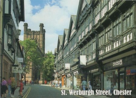 Chester - Großbritannien - St. Werburgh Street Chester - Großbritannien - St. Werburgh Street