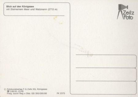 Königssee - mit Steinernem Meer