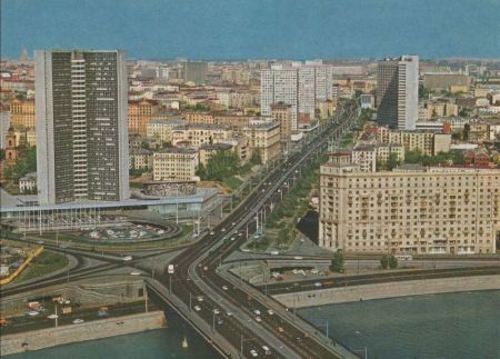 Moskau - Russland - Große Kreuzung Moskau - Russland - Große Kreuzung