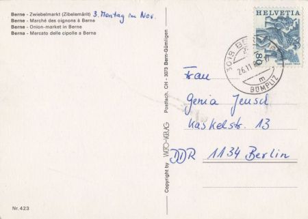Bern - Schweiz - Zwiebelmarkt