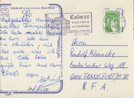 Colmar - Frankreich - 6 Bilder Colmar - Frankreich - 6 Bilder