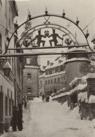 Schwarzenberg / Erzgebirge - Untere Schloßstraße Schwarzenberg / Erzgebirge - Untere Schloßstraße