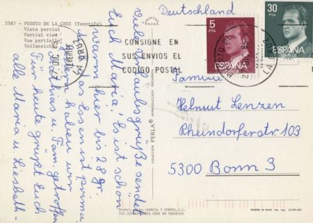 Puerto de la Cruz - Spanien - Vista parcial