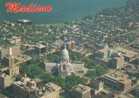 Madison - USA - aus der Luft Madison - USA - aus der Luft