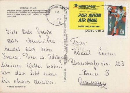 Madison - USA - aus der Luft Madison - USA - aus der Luft