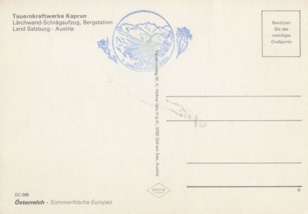 Kaprun - Österreich - Tauernkraftwerke Kaprun - Österreich - Tauernkraftwerke