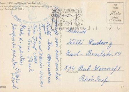 Mittelberg-Baad - Österreich - mit Kuhgehrenspitze Mittelberg-Baad - Österreich - mit Kuhgehrenspitze