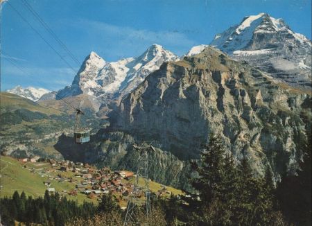 Mürren - Schweiz - mit Eiger, Mönch und Jungfrau Mürren - Schweiz - mit Eiger, Mönch und Jungfrau