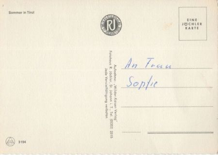 Tirol - Österreich - im Sommer Tirol - Österreich - im Sommer