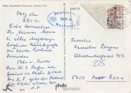 Ötz - Österreich - Sesselbahn Ötz - Österreich - Sesselbahn