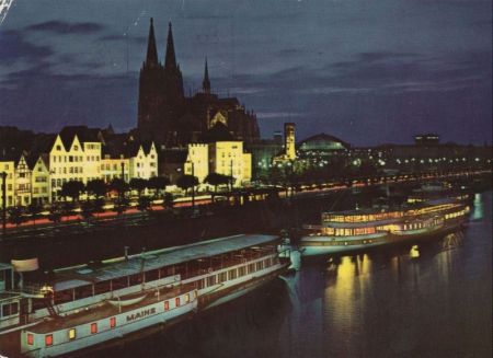 Köln - Dampferankegestellen Köln - Dampferankegestellen