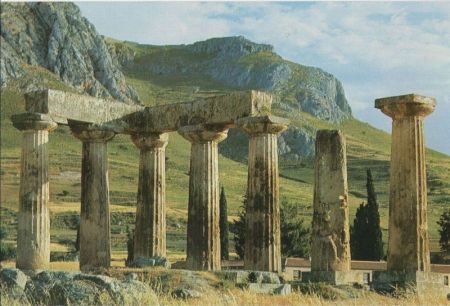 Corinth - Korinth - Griechenland - Temple of Apollo Corinth - Korinth - Griechenland - Temple of Apollo