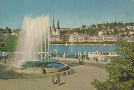 Luzern - Schweiz - Wagenbach-Brunnen Luzern - Schweiz - Wagenbach-Brunnen