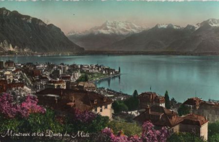 Montreux - Schweiz - Les Dents du Midi Montreux - Schweiz - Les Dents du Midi