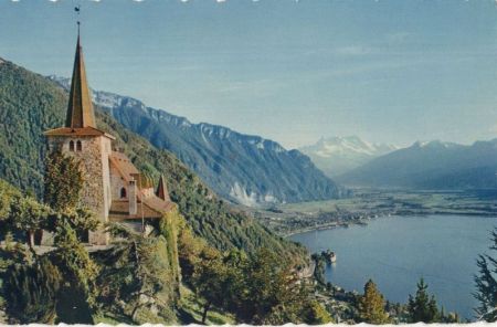 Montreux - Schweiz - Eglise de Glion Montreux - Schweiz - Eglise de Glion