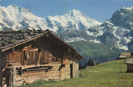 Mürren - Schweiz - Großhorn und Breithorn Mürren - Schweiz - Großhorn und Breithorn